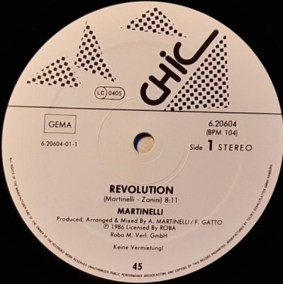 Martinelli - Revolution (Vinyl) foto