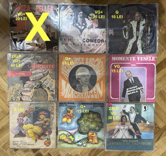 Discuri Vinil Electrecord Povesti si Momente Vesele Vinyl LP Placi