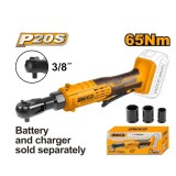 Surubelnita Antrenor cu Clichet si impact 3/8 20V 65Nm fara acumulator Ingco CDRLI2060151