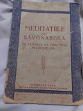 MEDITATIILE lui SAVONAROLA in temnita la PSALMUL ,,MILUESTE-MA,,Diecezana ARAD,Ed.Librarie ,Institut de Arte Grafice