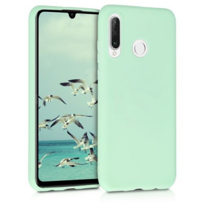 Husa pentru Huawei P30 Lite, Silicon, Verde, 47499.50 foto