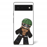 Husa compatibila cu Google Pixel 6 Silicon Gel Tpu Model One Punch Man Mumen Rider