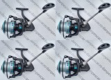 SET 4 Mulinete Feeder si Crap PRO FL POLEX Feeder PF6500 tambur Long Cast, Baracuda