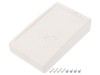 Carcasa Desktop ABS Alba SUPERTRONIC PP082W-S, Compartiment Baterie, 90x144x30mm