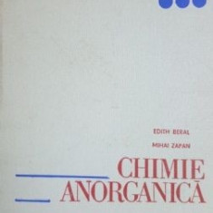 Chimie anorganica- Edith Beral, Mihai Zapan