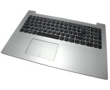 Tastatura HP Argintiu Lenovo IdeaPad 320-15IKB Type 80XL 80YE Gri cu Palmrest si TouchPad