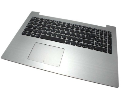 Tastatura HP Argintiu Lenovo IdeaPad 320-15AST Type 80XV Gri cu Palmrest si TouchPad, Lenovo IdeaPad 320-15IAP foto