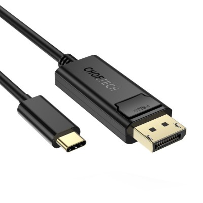 Cablu USB-C - Displayport Choetech XCP-1801, 1.2m, negru foto