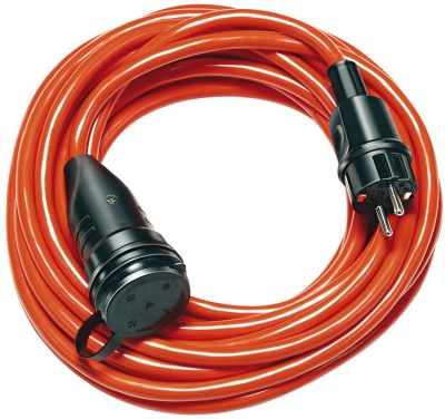 Cordon prelungitor Brennenstuhl BREMAXX , IP44, 20m, IP44, AT-N07V3V3-F 3G1,5 - Portocaliu foto