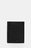 Barbour portofel de piele barbati, culoarea negru