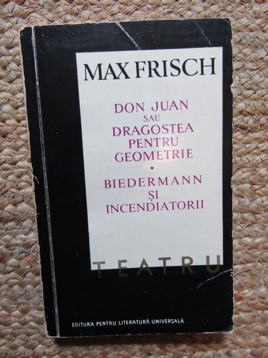 Max Frisch - Teatru (1966)