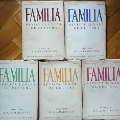 Lot 5 x FAMILIA Revista lunara de cultura si literatura (1935-1936) Iosif Vulcan