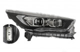 Far Ford Kuga, 02.2016-, fata, Dreapta, ST-Line, bi-xenon; cu lumini de curbe; cu LED daytime running light; D3S+H1+LED; electric; negru, transparent, Valeo
