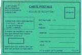 CPIB 16694 CARTE POSTALA - FRANTA. &quot;ACCUSE DE RECEPTION&quot;