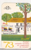 bnk cld Calendar de buzunar 1973 COOP Hanul Conachi