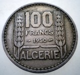 7.344 ALGERIA OCUPATIE FRANCEZA 100 FRANCS FRANCI 1950
