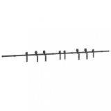 Cumpara ieftin Set feronerie pentru usi glisante, negru, 400 cm, otel