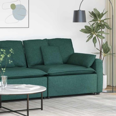 vidaXL Modul modular de capăt pentru cotieră canapea cu perne 100 cm 4104391 foto