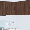 VidaXL Dulap suspendat de bucătărie Stejar &icirc;nchis 57 x 57 x 80 cm 885082