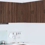 VidaXL Dulap suspendat de bucătărie Stejar &icirc;nchis 57 x 57 x 80 cm 885082