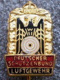 I.184 STICKPIN GERMANIA TIR PUSCA DSB Deutscher Sch&uuml;tzenbund LUFTGEWEHR AURIE