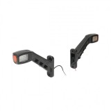 Set 2 Lampi LED Gabarit Laterale cu Brat 12-24V ALM - Distanta Suruburi 86mm, Dimensiune 45x32mm
