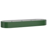 Cumpara ieftin Strat inaltat gradina 322x100x36 cm otel galvanizat