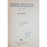 Bela Kelemen - Dictionar de buzunar roman-maghiar (Editia: 1971)