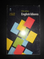 Jennifer Seidl, W. McMordie - English Idioms foto