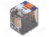 Releu electromagnetic, 24V DC, 6A, 4PDT, serie PT, TE Connectivity - 1-1393154-2