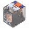 Releu electromagnetic, 24V DC, 6A, 4PDT, serie PT, TE Connectivity - 1-1393154-2