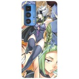 Husa compatibila cu Motorola G100 model Witch Regret Edens Zero, Silicon, TPU, Viceversa, Transparent, Carcasa