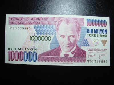 TURCIA 1000000 LIRE 1970 foto
