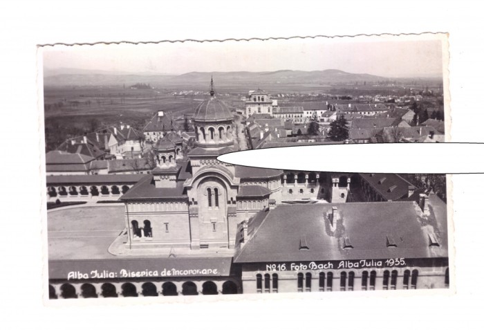 CP Alba Iulia - Biserica de incoronare, necirculata, datata 1942