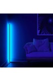 Cumpara ieftin Lampa de Colt LED RGB cu Joc de Lumini si Telecomanda, Design Modern, 140x2 cm