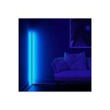 Lampa de Colt LED RGB cu Joc de Lumini si Telecomanda, Design Modern, 140x2 cm