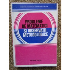 Constantin N. Udriste - Probleme de matematici si observatii metodologice (1980)