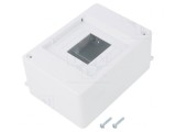 Carcasă pentru aparatură modulară IP20 albă 4 module 400V