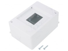 Carcasă pentru aparatură modulară IP20 albă 4 module 400V