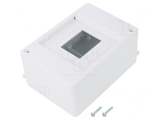 Carcasă pentru aparatură modulară IP20 albă 4 module 400V