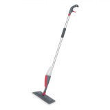 Mop cu Rezervor Spray 250ml, Microfibra, Baza 38x12cm, Maner 117cm, Plastic/Aluminiu, Rosu/Gri