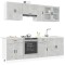 Gossi set dulapuri de bucatarie 8 piese &bdquo;kalmar&rdquo; gri beton lemn