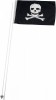 Steag Pirati Atlantis 30.5x48.5 cm cu suport fibra sticla - Steag Moto Universal - Accesorii Moto