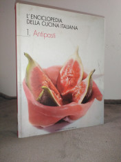 L&amp;#039;enciclopedia della cucina italiana - 1. Antipasti / cartonata/ format mare foto