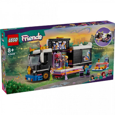 LEGO FRIENDS AUTOCAR DE TURNEU PENTRU STARURI POP 42619 foto