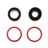 Geam camera cu Rama Apple iPhone 12 RED