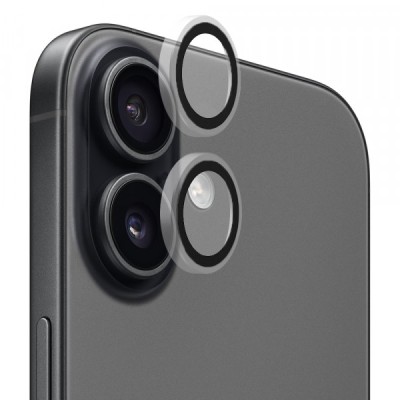 Folie de protectie Camera Spate Blueo Metal Frame pentru Apple iPhone 17, Sticla Securizata, Transparenta foto