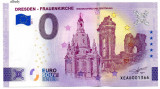 GERMANIA 2023 0 EURO SOUVENIR, Frauenkirche, Dresda, UNC