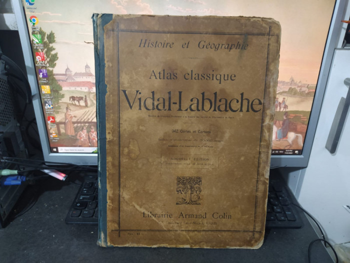 Atlas Classique Vidal-Lablache, Histoire et Geographie, Paris circa 1910, 228