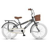 Bicicleta copii Umit Stitch Man, culoare gri, roata 16 , cadru otel
